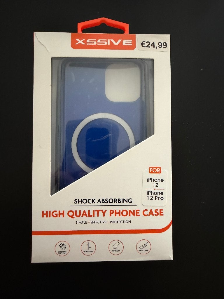 Telefoonhoesje Iphone 12 / Iphone 12 Pro, Telecommunicatie, Kunststof, Overige merken, Blauw, Nieuw