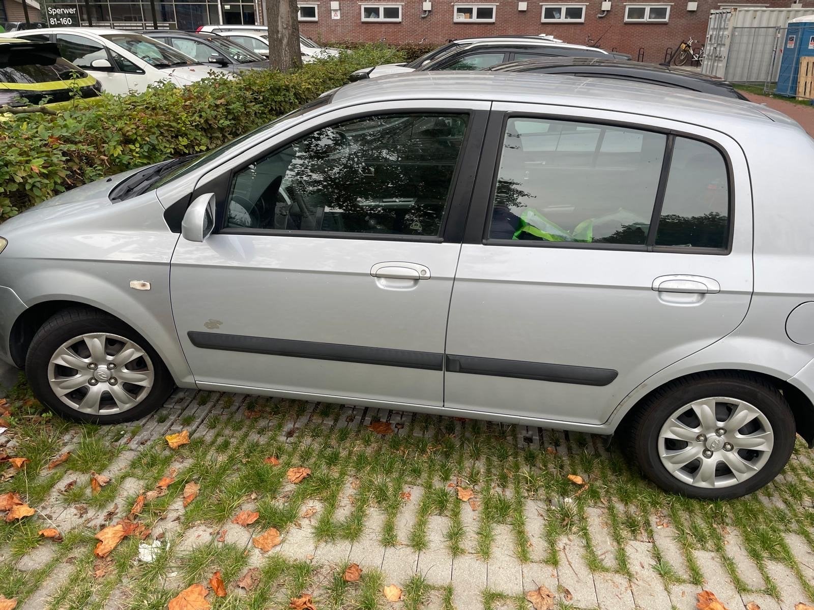 Hyundai Getz 1.4 5DRS AUT 2008 Grijs automaat, Auto's, 40 €/maand, 4 cilinders, Origineel Nederlands, Particulier
