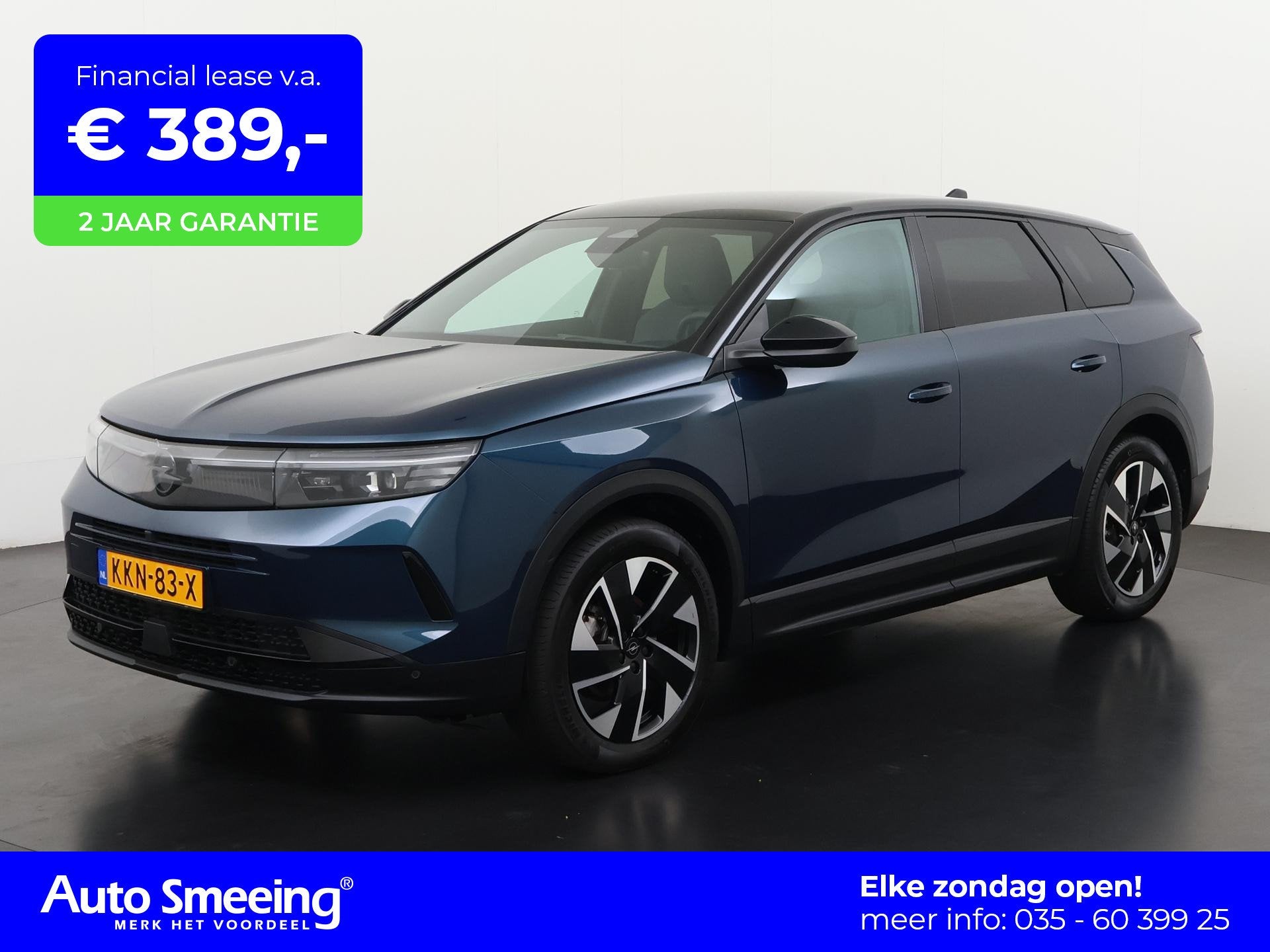 Opel Grandland 1.2 Turbo Hybrid GS | Camera | Carplay | Adap, Auto's, Stof, Gebruikt, Euro 6, 1199 cc