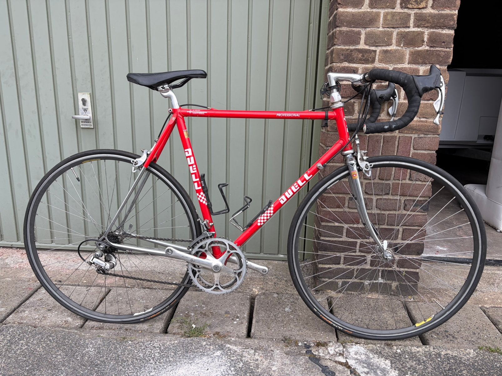 Vintage Duell , Campagnolo afgemonteerd., 55 tot 59 cm, Ophalen of Verzenden
