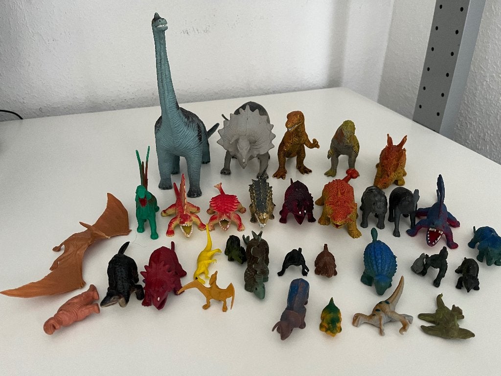 Vintage Dinosaurussen – Grote Partij 30 Dino Figuren, Verzenden, Gebruikt