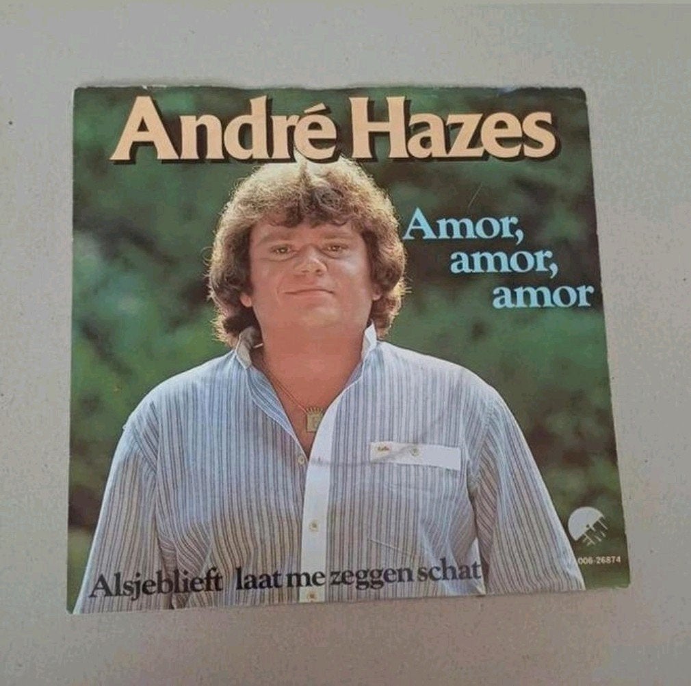 André Hazes  - Amor, Amor, Amor, Cd's en Dvd's, Vinyl Singles, Gebruikt, 7 inch, Ophalen of Verzenden, Pop