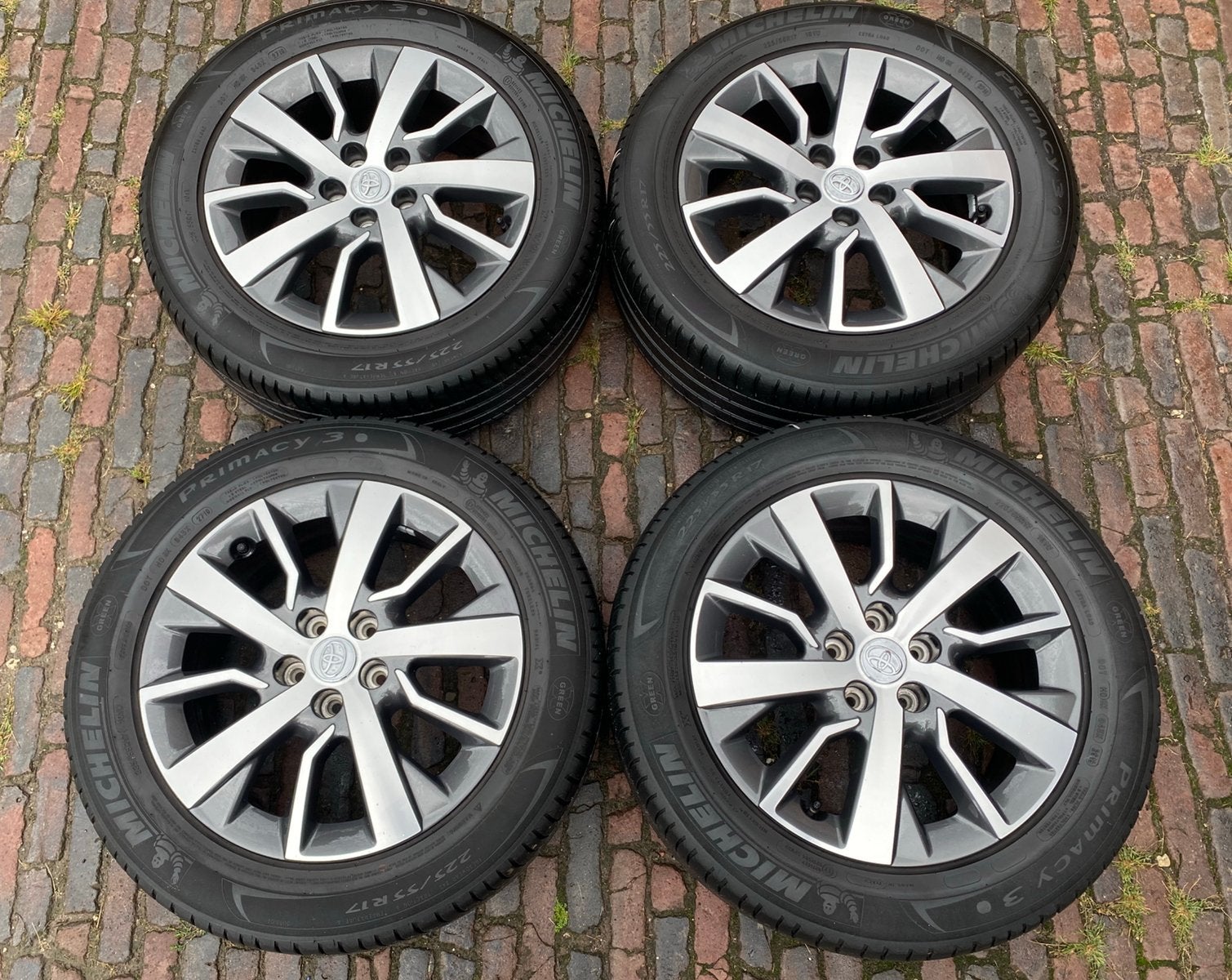 ALS NIEUWE 17” Toyota ProcAce velgen + 225/55 R17 Michelin, Banden en Velgen, Nieuw, 17 inch, Ophalen of Verzenden