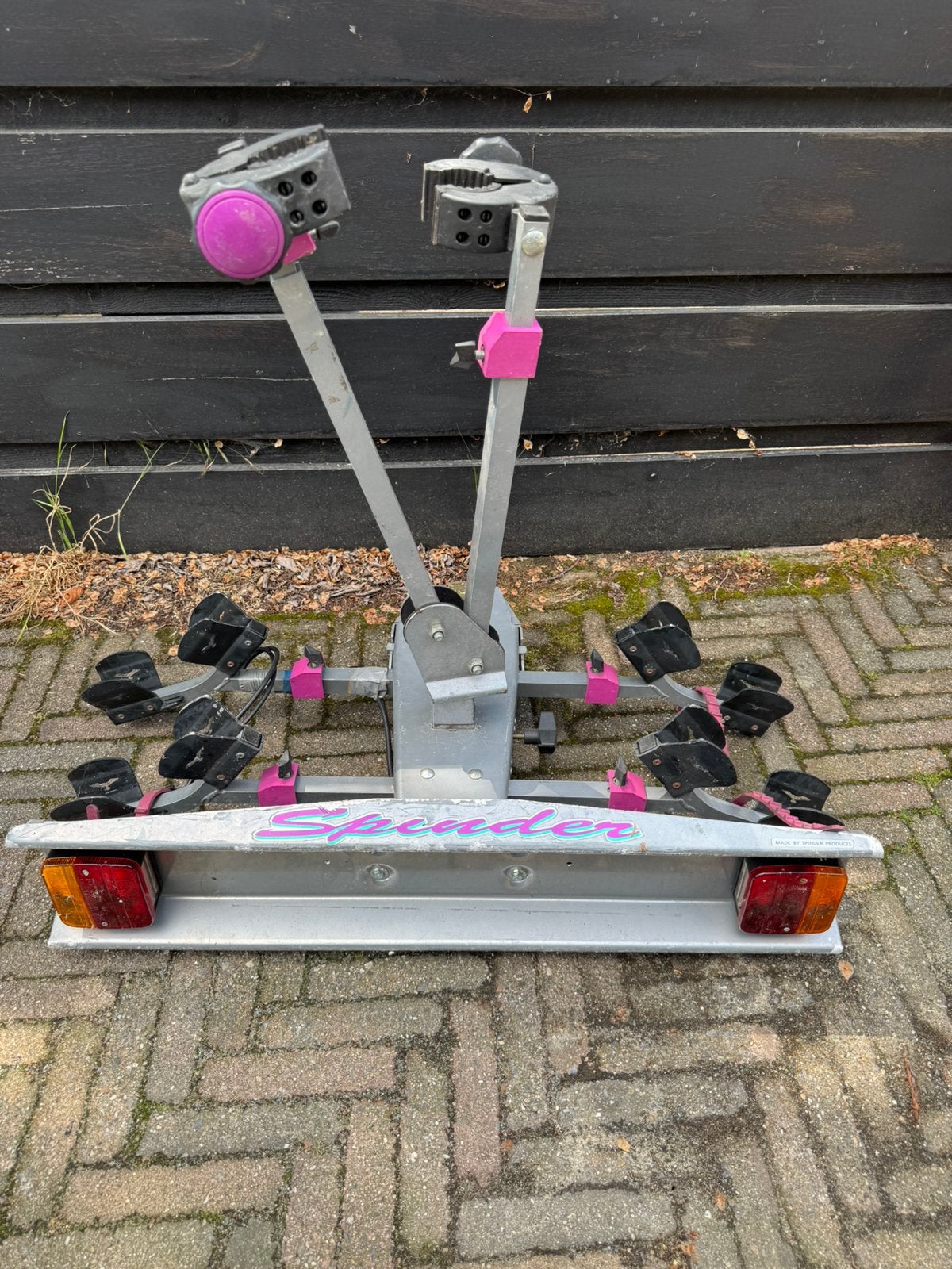 Spinder fiets drager voor 2 fietsen, Ophalen, Gebruikt, 2 fietsen, Trekhaakdrager