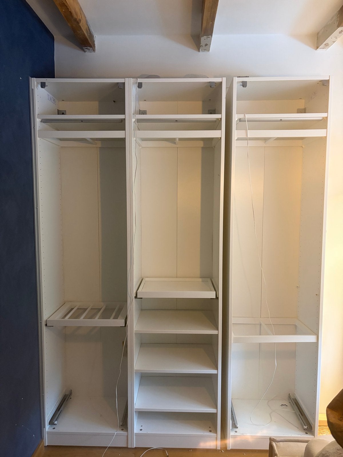 Pax kasten met schuifdeuren en accessoires, Huis en Inrichting, Ophalen, Gebruikt, 200 cm of meer, Eikenhout