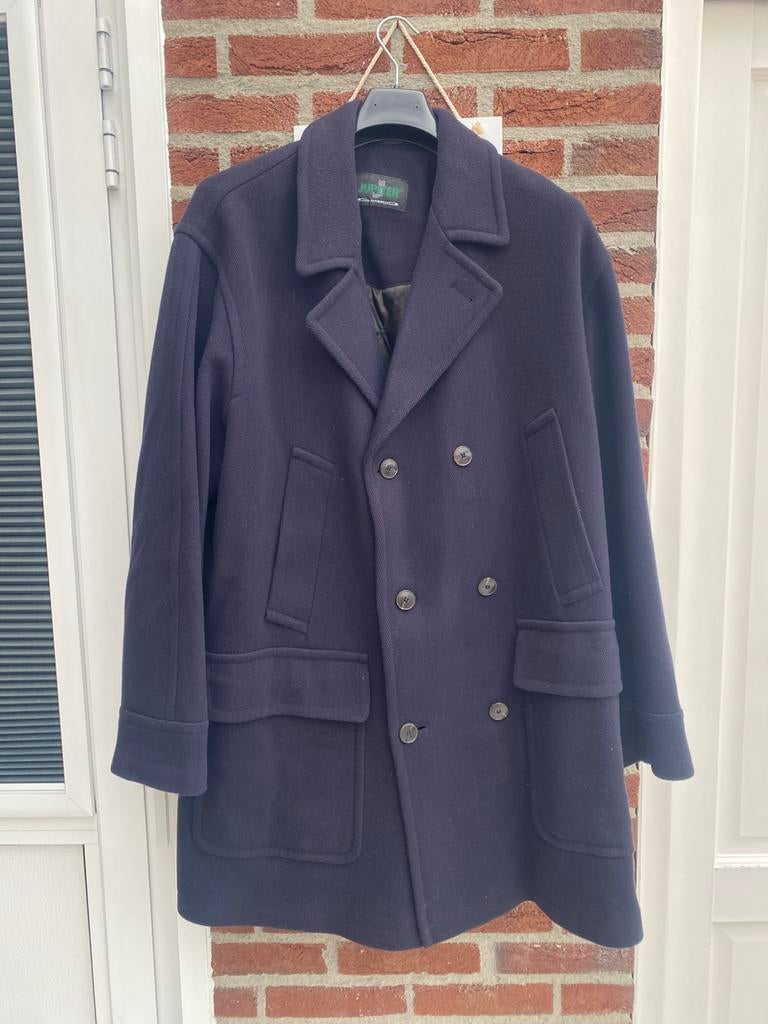 Wollen herenjas, Ophalen of Verzenden, Zo goed als nieuw, Maat 56/58 (XL)
