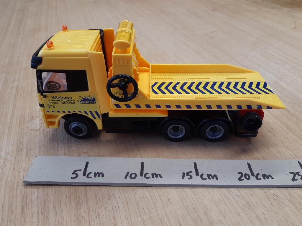 Sleepwagen Takel Mercedes Dickie Wielsma Geel 23 cm PBS, Kinderen en Baby's, Speelgoed | Speelgoedvoertuigen, Ophalen of Verzenden