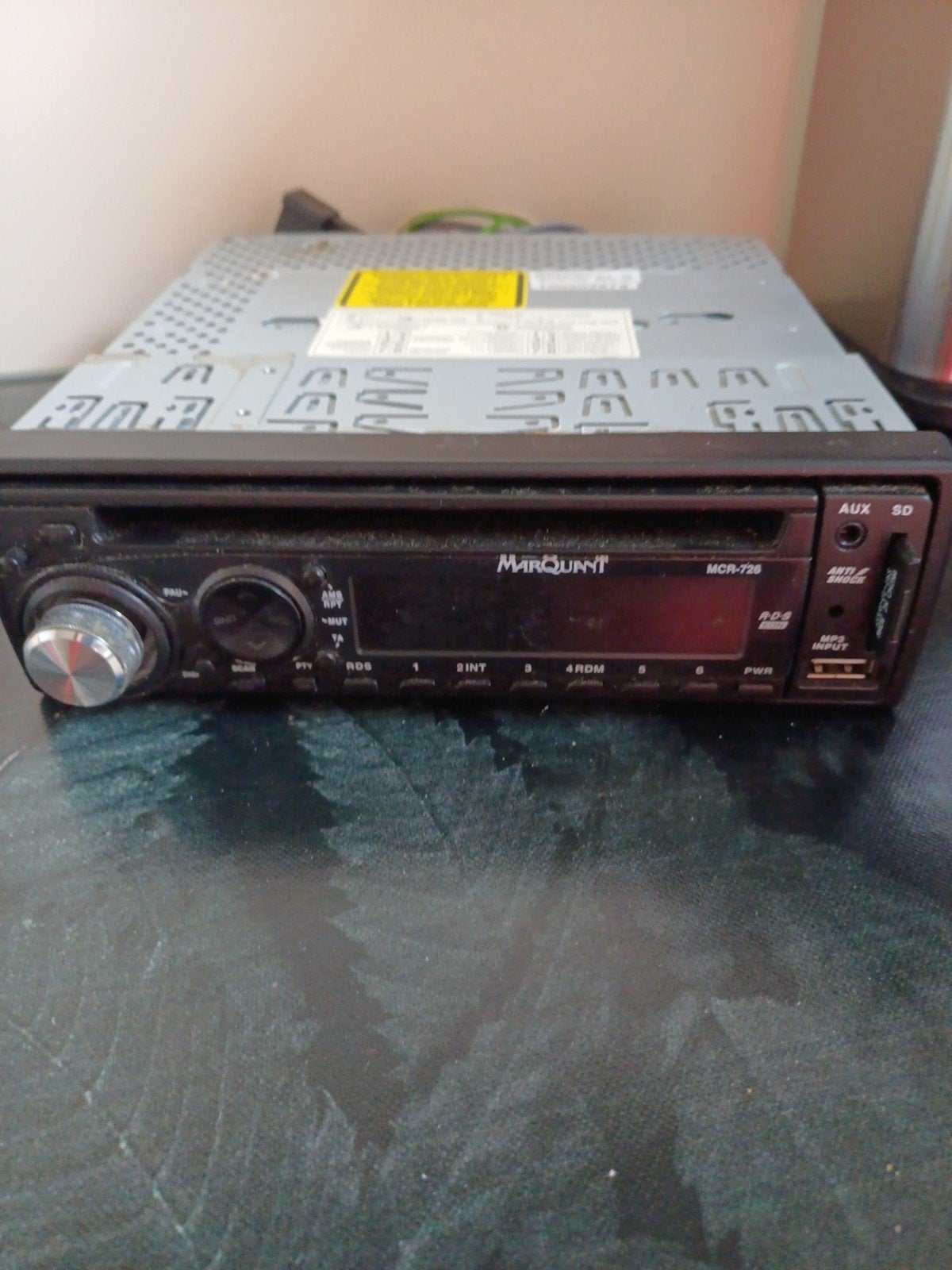 MarQuant vintage radio/cd speler voor auto afneembaar front, Ophalen of Verzenden