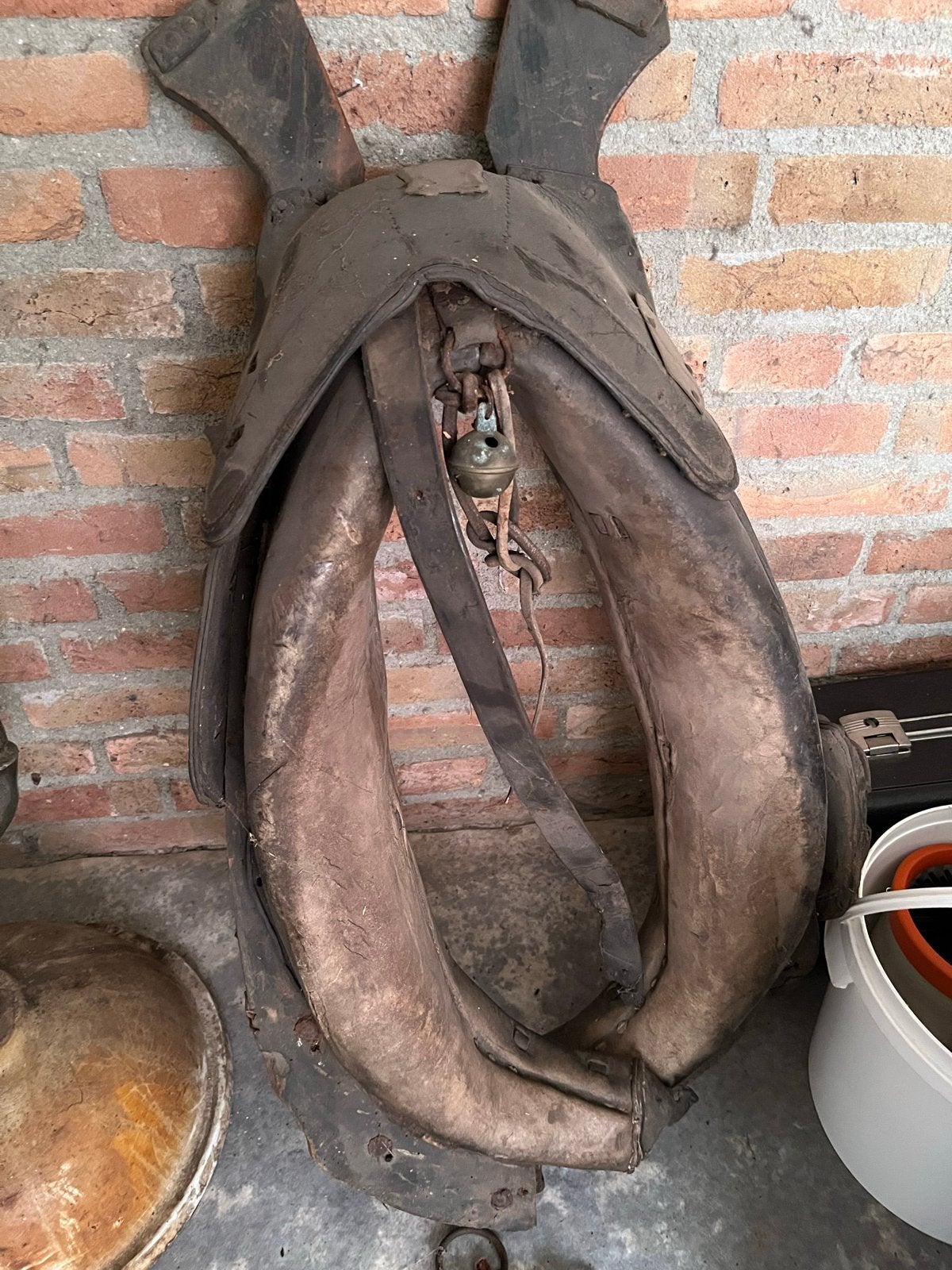 antiek haam (ook wel paardenhaam of gareel), Ophalen of Verzenden