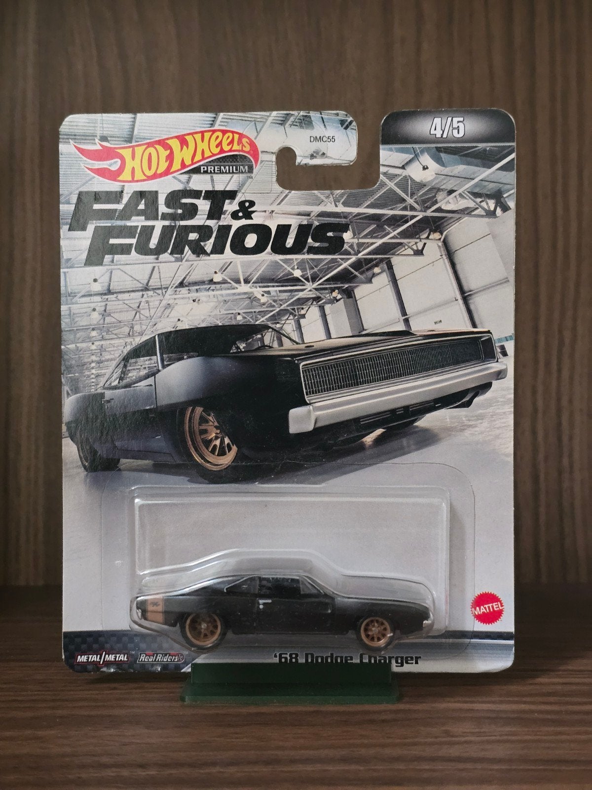 Hot Wheels Fast & Furious '68 Dodge Charger Premium, Hobby en Vrije tijd, Modelbouw | Auto's en Voertuigen, Overige merken, 1:50 of kleiner