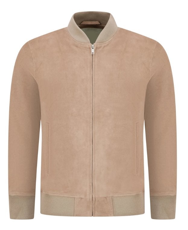 Alter Ego Suede Bomber, Kleding | Heren, Jassen | Zomer, Ophalen, Nieuw, Maat 56/58 (XL), Beige