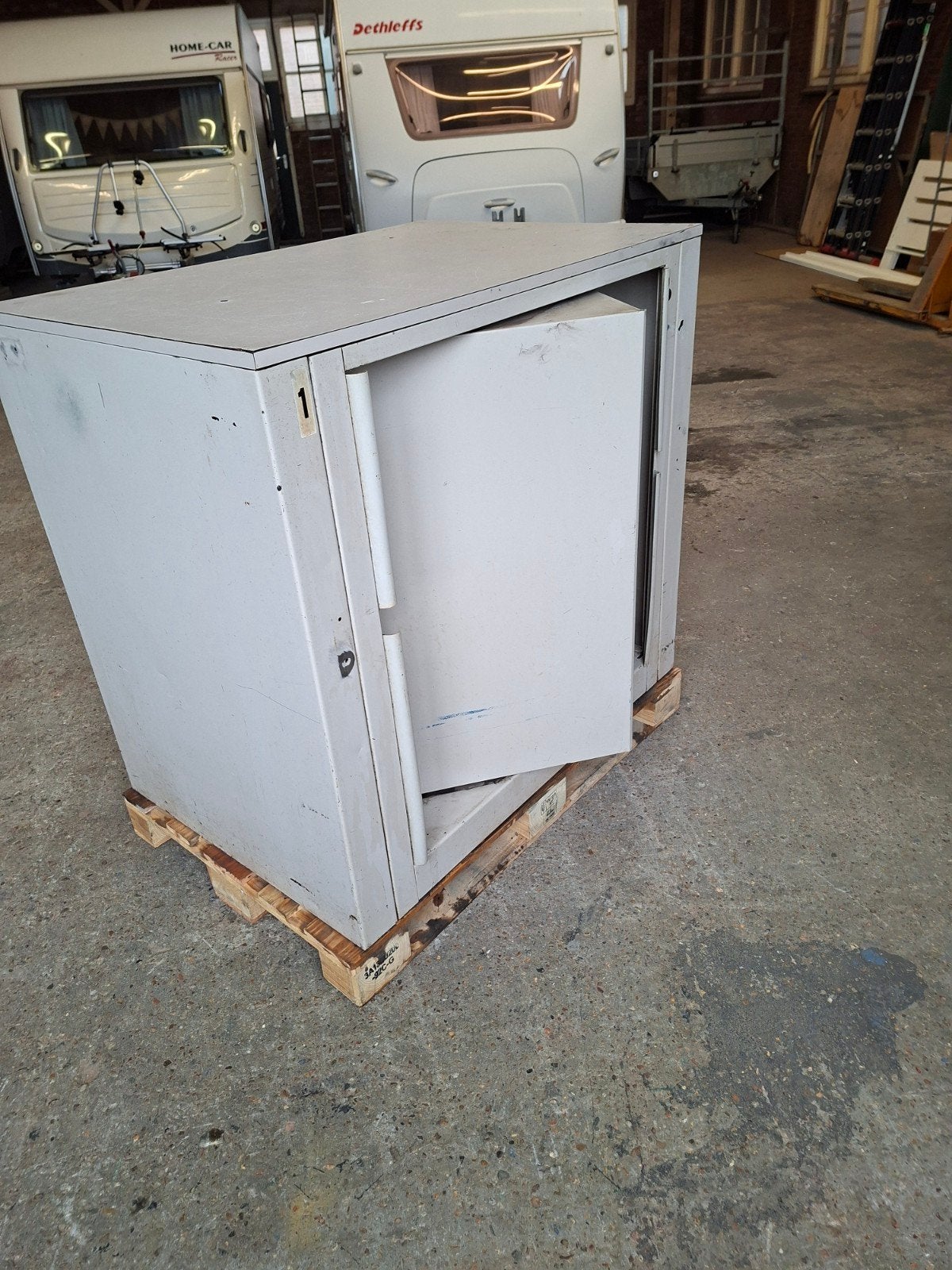 Vintage Industriële Carrousel Kast - Archiefkast, Ophalen, Gebruikt