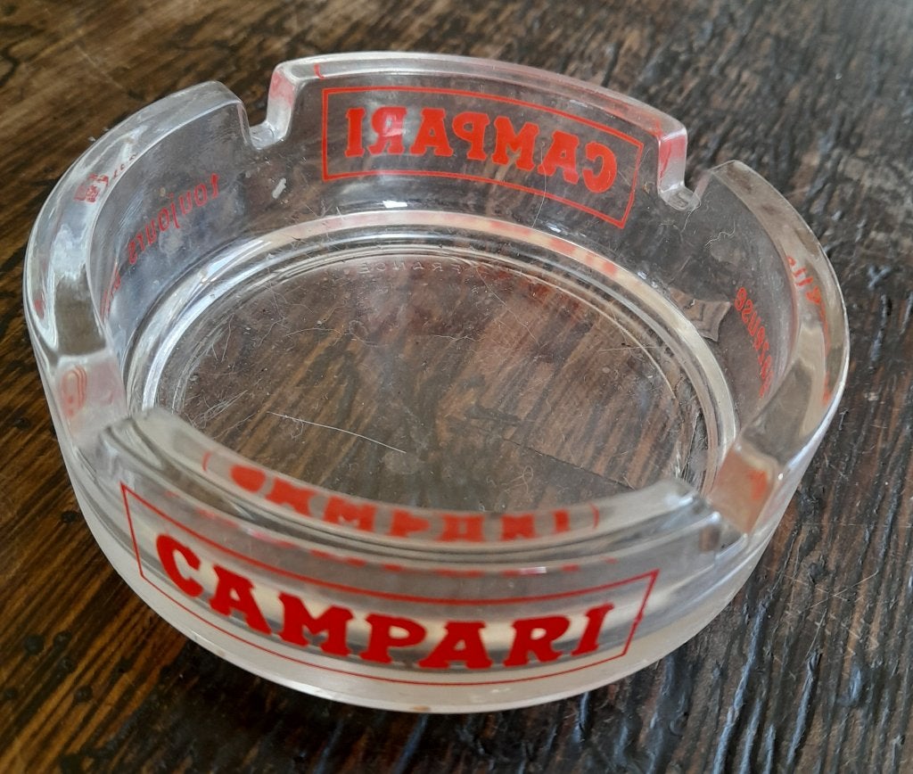 Asbak - Campari, Verzamelen, Merken en Reclamevoorwerpen, Ophalen of Verzenden, Zo goed als nieuw, Gebruiksvoorwerp