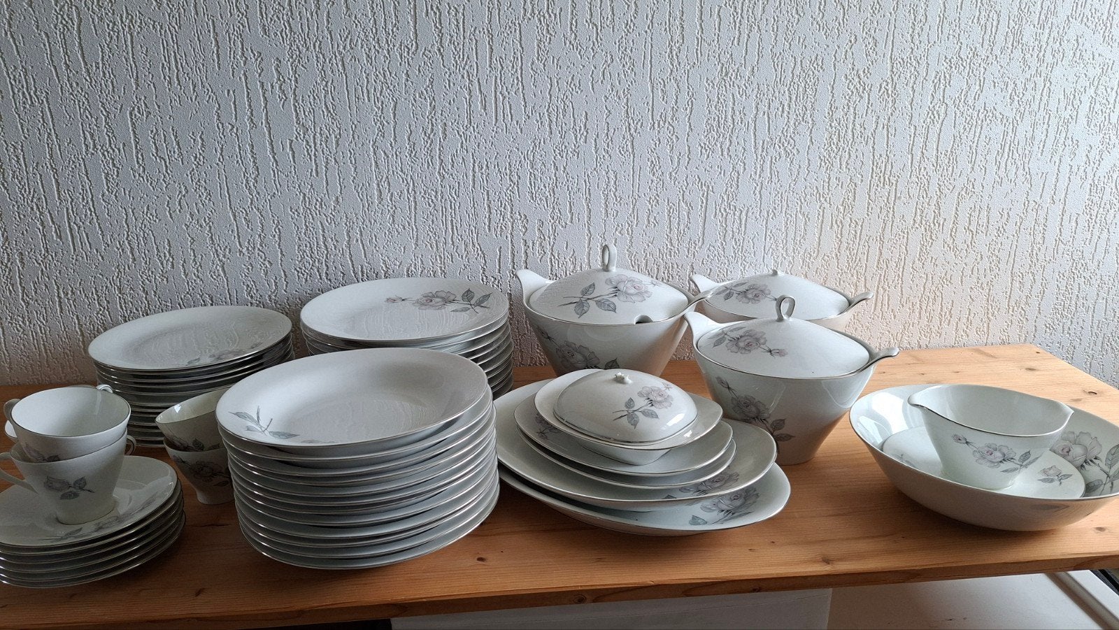 Vintage Servies van Kronester Bavaria, compleet, Antiek en Kunst, Antiek | Servies compleet, Ophalen