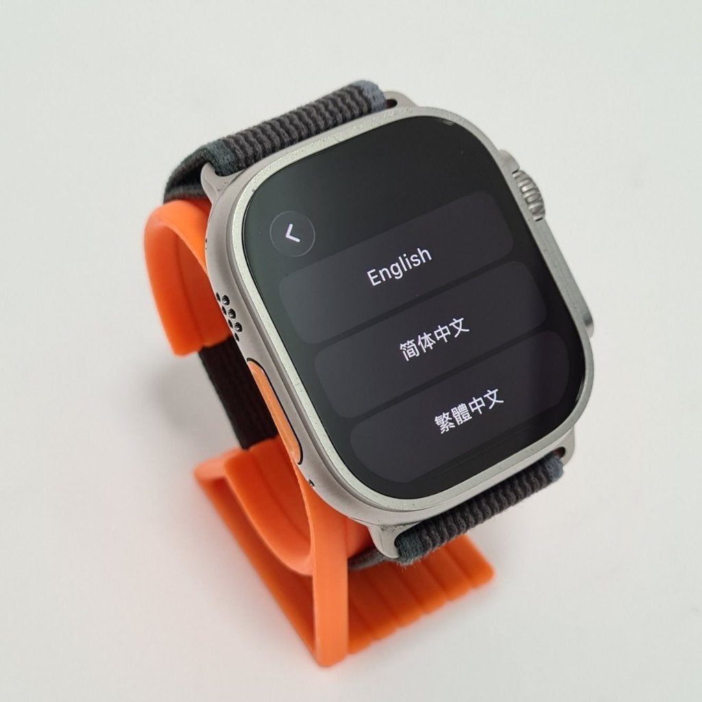 Apple Watch Ultra 2 49mm Titanium GPS | Accu 93%, Gebruikt, IOS, Ophalen of Verzenden, Zilver