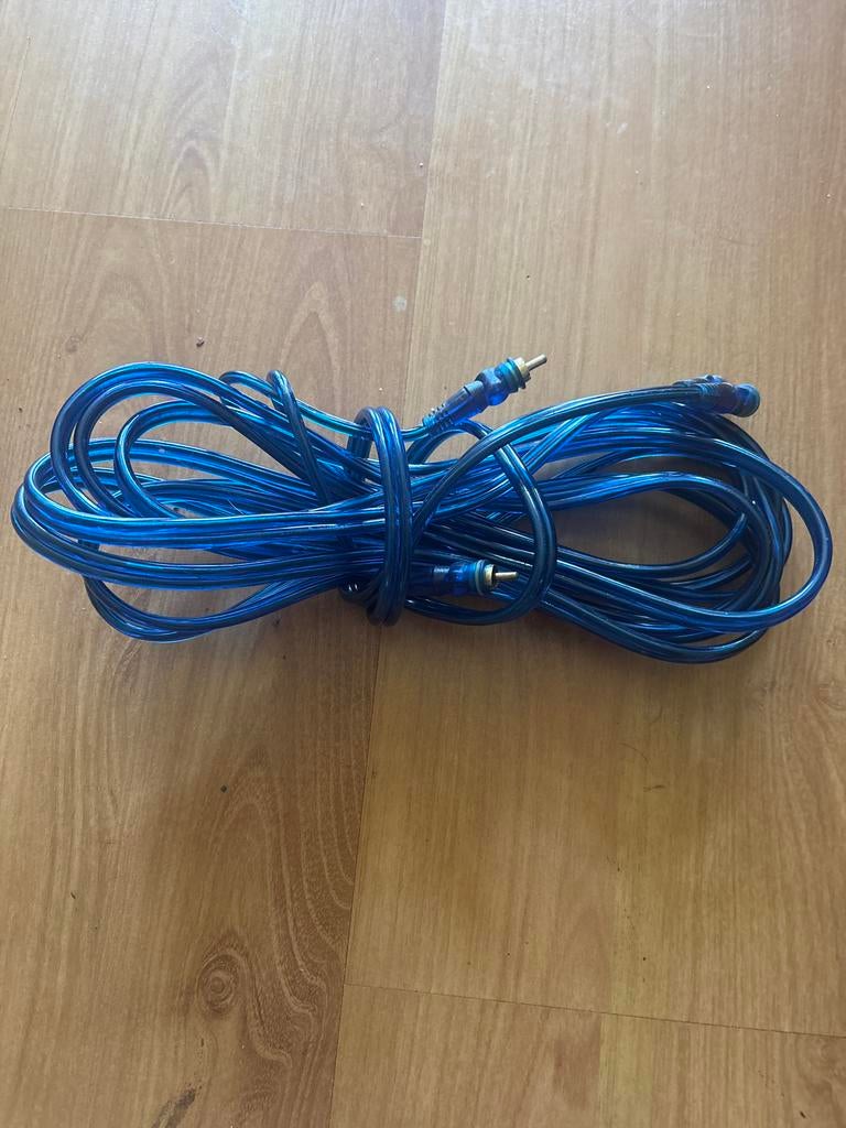 Blauwe RCA Interlink Kabel - Gebruikt, Ophalen of Verzenden, Gebruikt, 2 tot 5 meter, Interlink-kabel