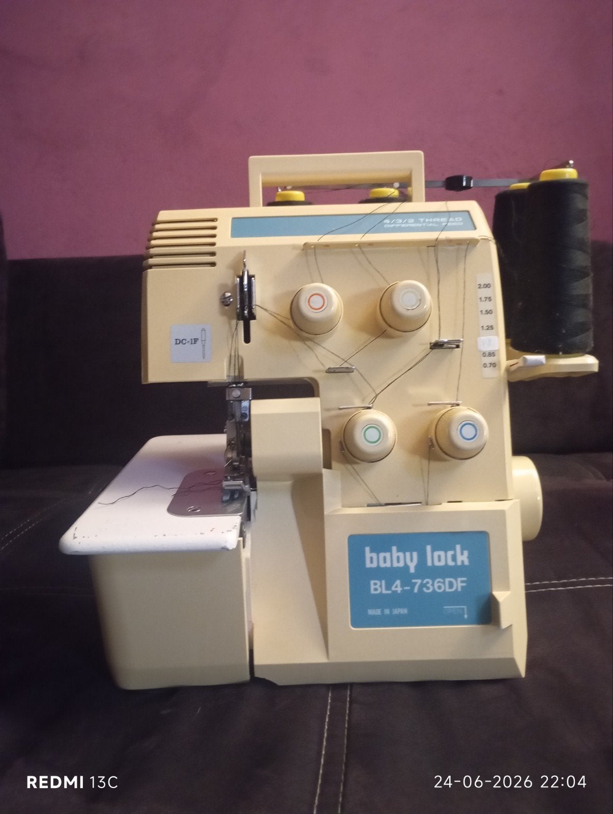 Baby Lock lockmachine - Nagekeken of voor onderdelen, Ophalen of Verzenden, Gebruikt, Lockmachine, Pfaff