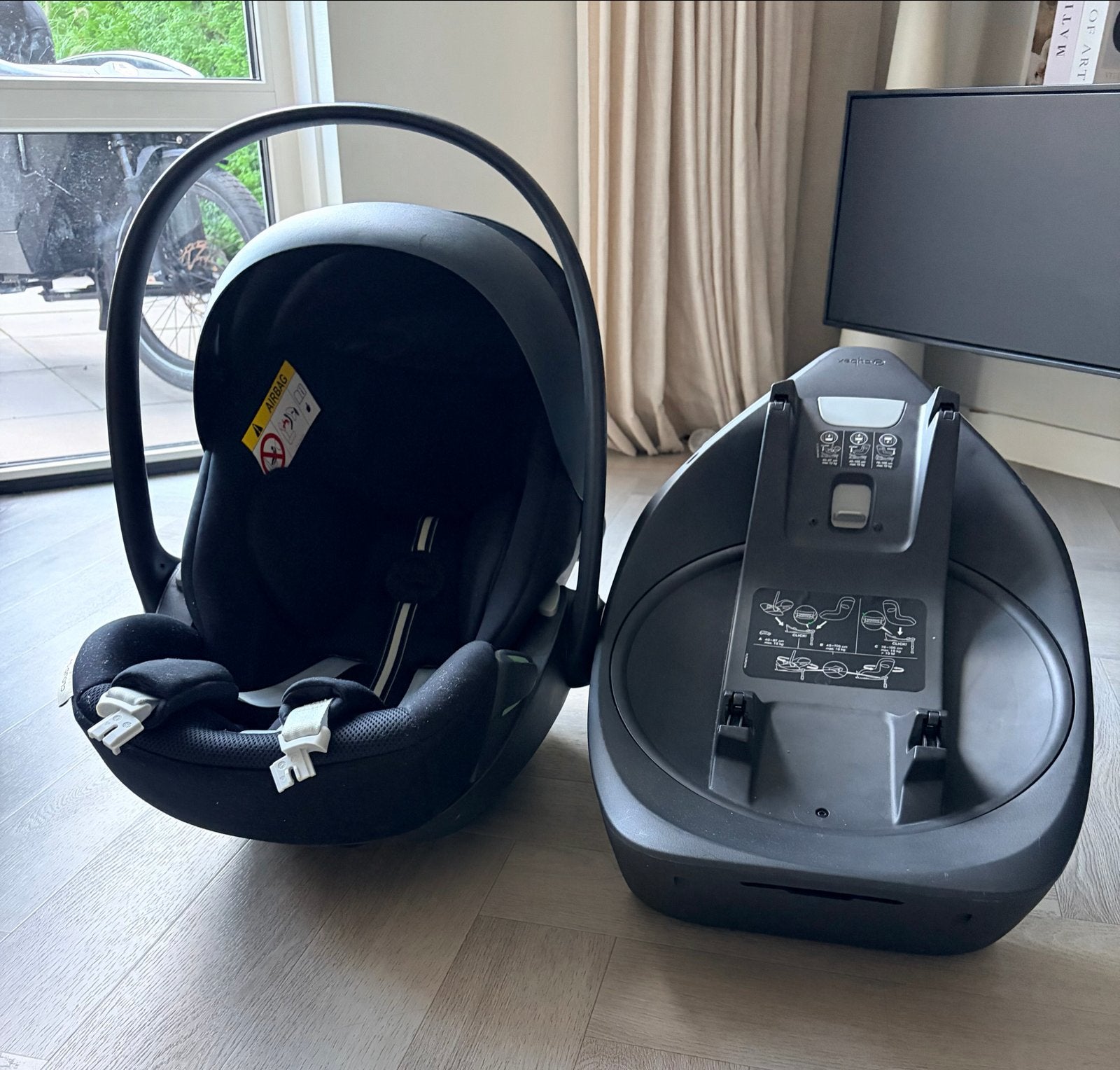 Cybex Cloud G I-Size Autostoeltje met Base G ISOFIX, Zijbescherming, Zo goed als nieuw, Isofix, 0 t/m 13 kg