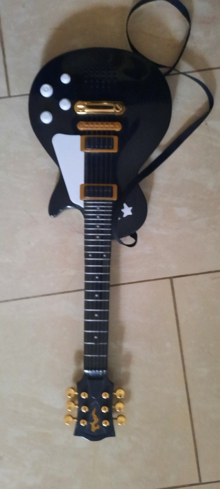Speelgoed elektrische gitaar, Ophalen, Zo goed als nieuw, Solid body, Overige merken