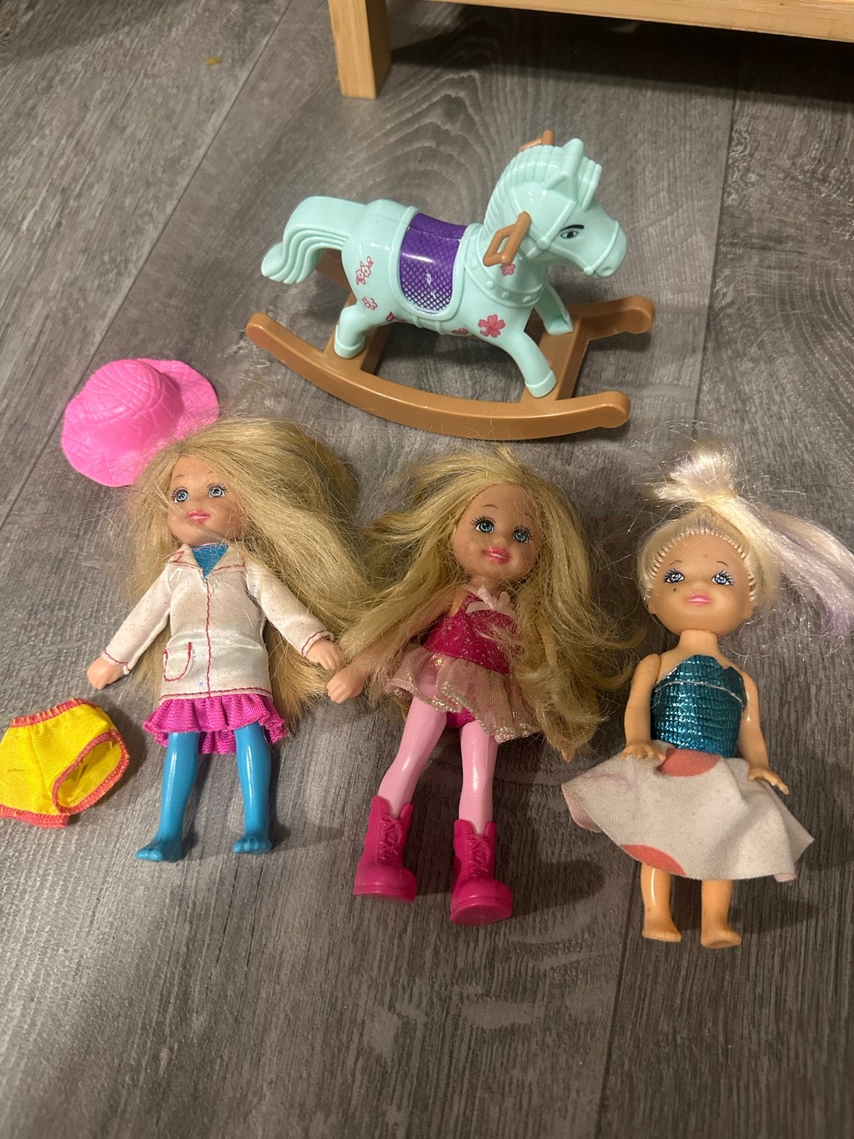 Chelsea Mattel poppen, schommelpaard en vintage pop, Kinderen en Baby's, Ophalen of Verzenden, Gebruikt, Overige typen