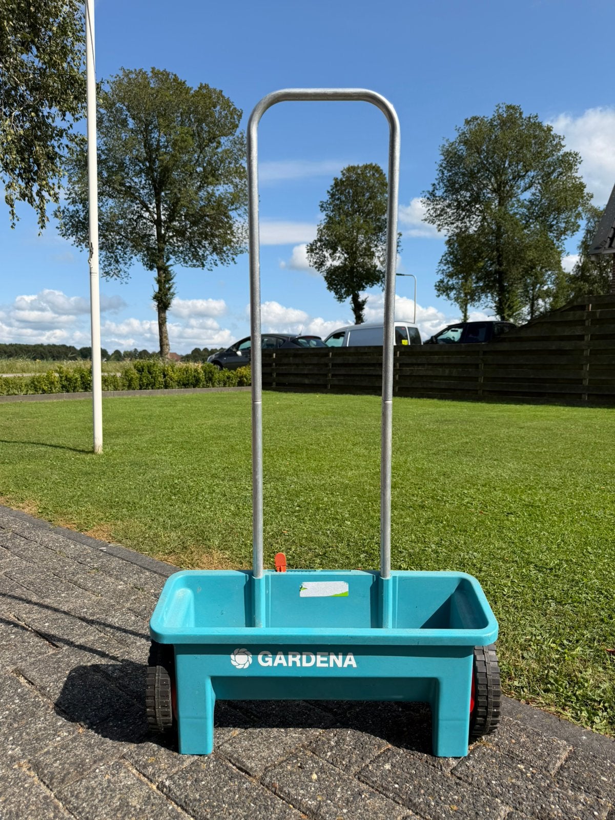 Gardena zaaiwagen - zo goed als nieuw, Ophalen, Zo goed als nieuw