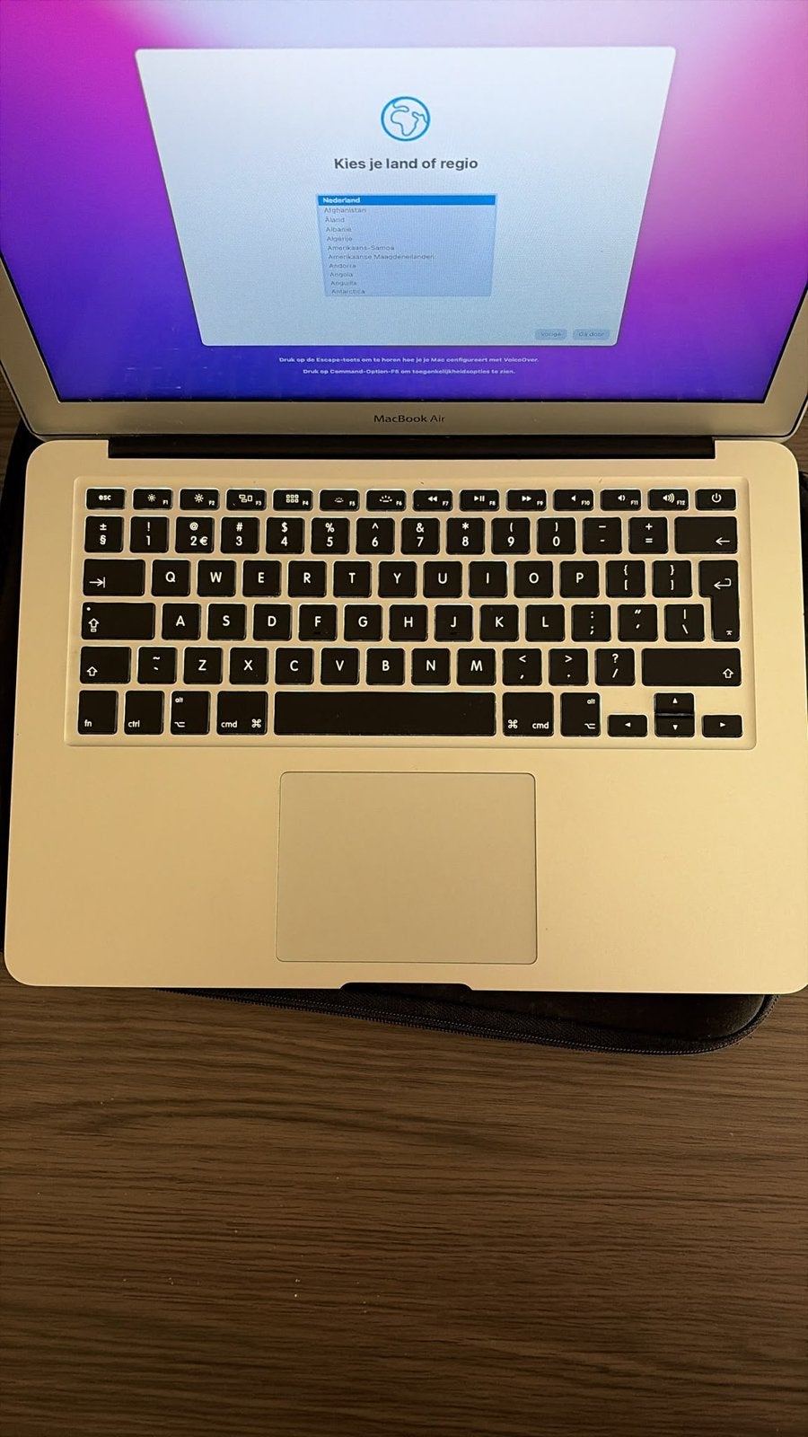 Macbook Air (13 inch, 2017), Gebruikt, Qwerty, 8 GB, 13 inch