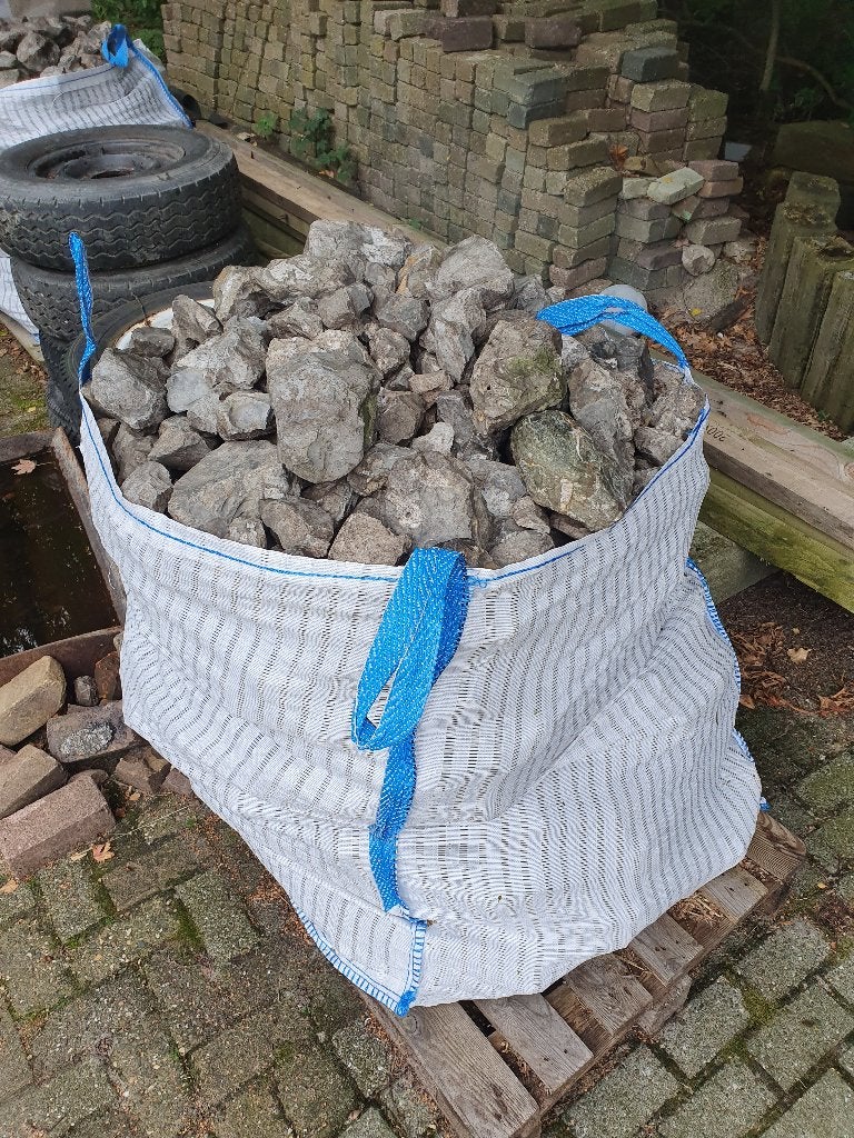 Breuksteen, Ophalen, Grijs, Basalt, Kei