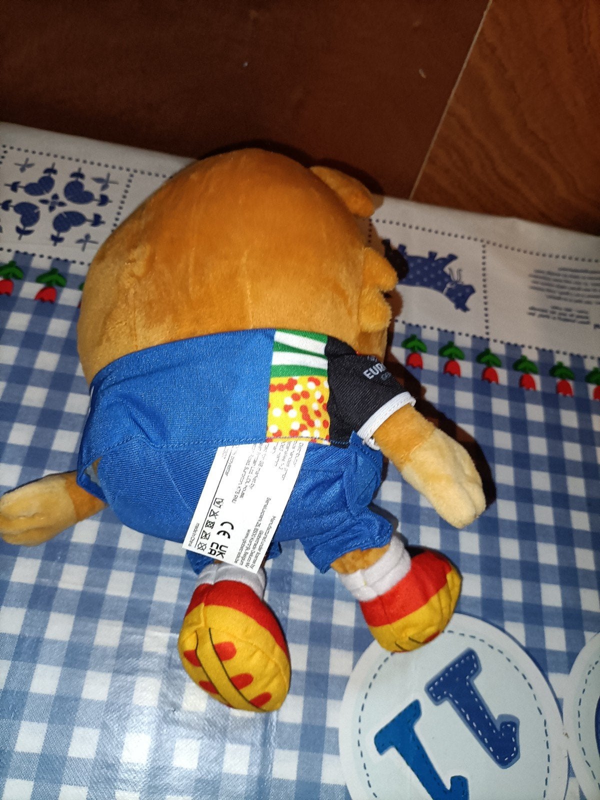 Lidl voetbal beer knuffel 25 cm groot, Ophalen of Verzenden, Zo goed als nieuw, Beer