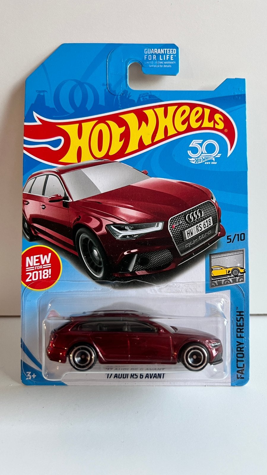 Hot Wheels Audi RS6 Avant Super Treasure Hunt, Ophalen of Verzenden, Zo goed als nieuw, Auto
