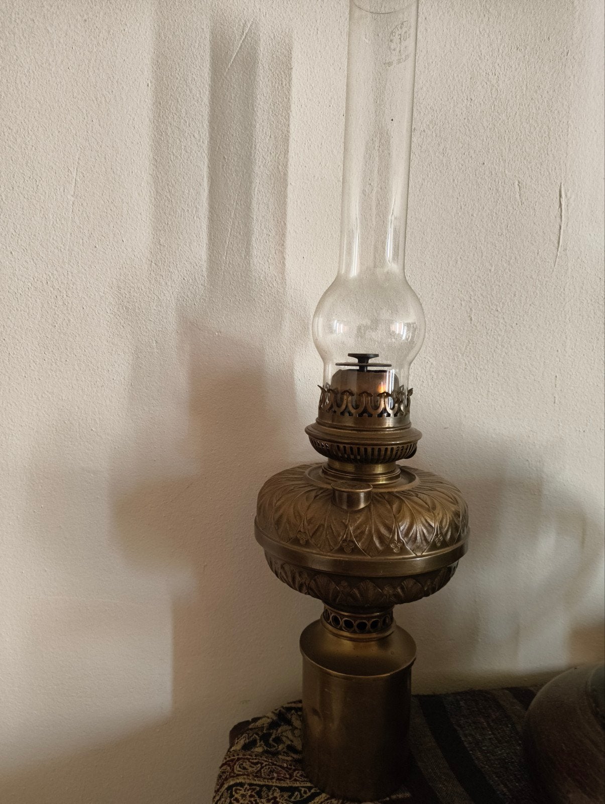 Vintage Koperen Olielamp - Sfeervolle Verlichting, Ophalen