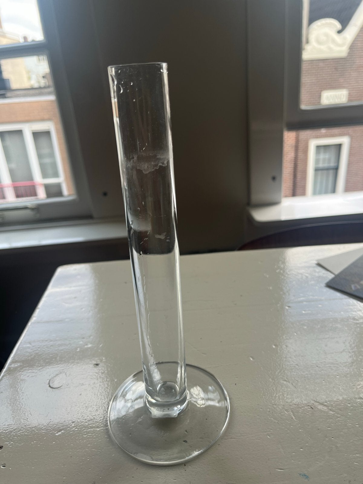 IKEA Receptacle vaas - Transparant glas, Ophalen, Zo goed als nieuw, Transparant, Glas