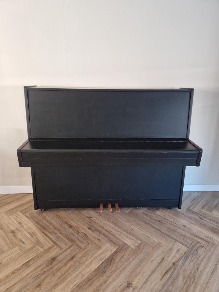 Piano Irmbach met akkoorden, Muziek en Instrumenten, Piano's, Ophalen, Gebruikt, Zwart, Piano