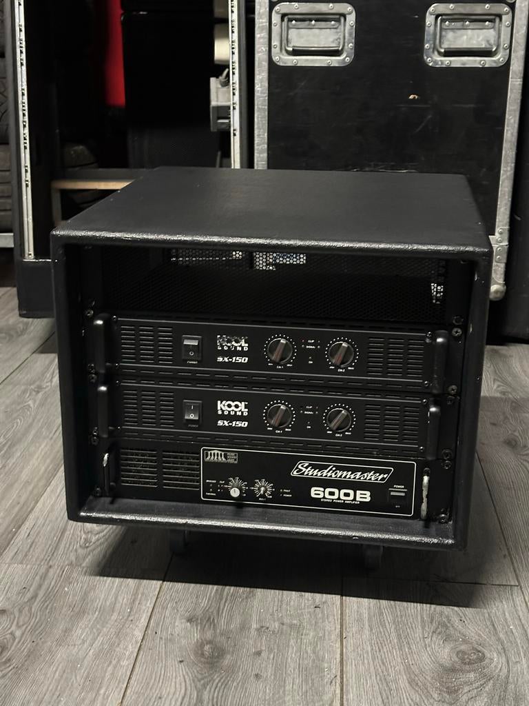 Audio Rack met Versterkers, Overige merken, Ophalen of Verzenden, 120 watt of meer, Gebruikt