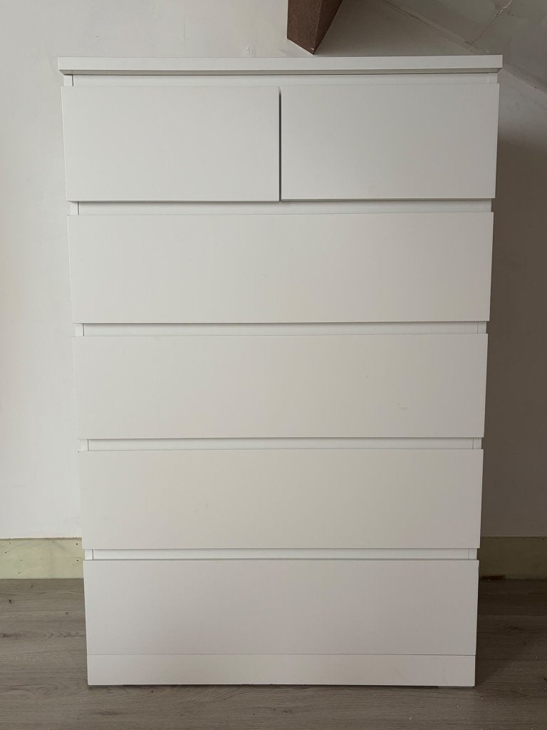 Ikea MALM ladekast wit