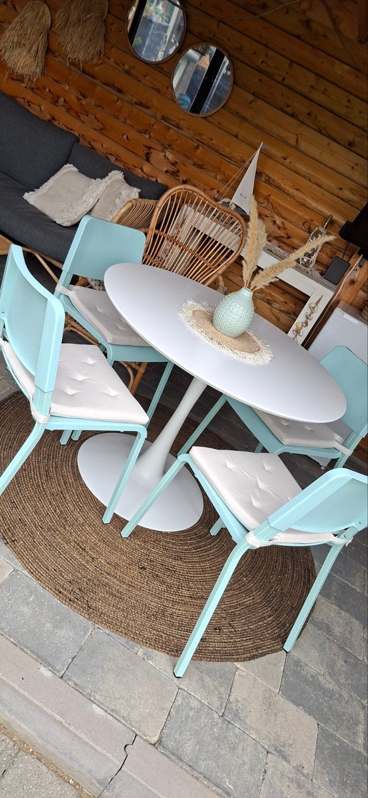 Ronde tafel ikea helemaal in orde, Ophalen, Gebruikt, 2 zitplaatsen