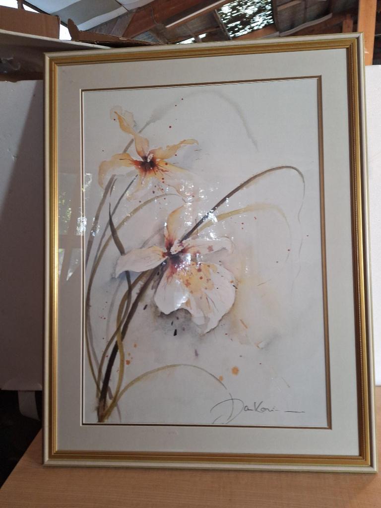 litho bloemen, Ophalen of Verzenden