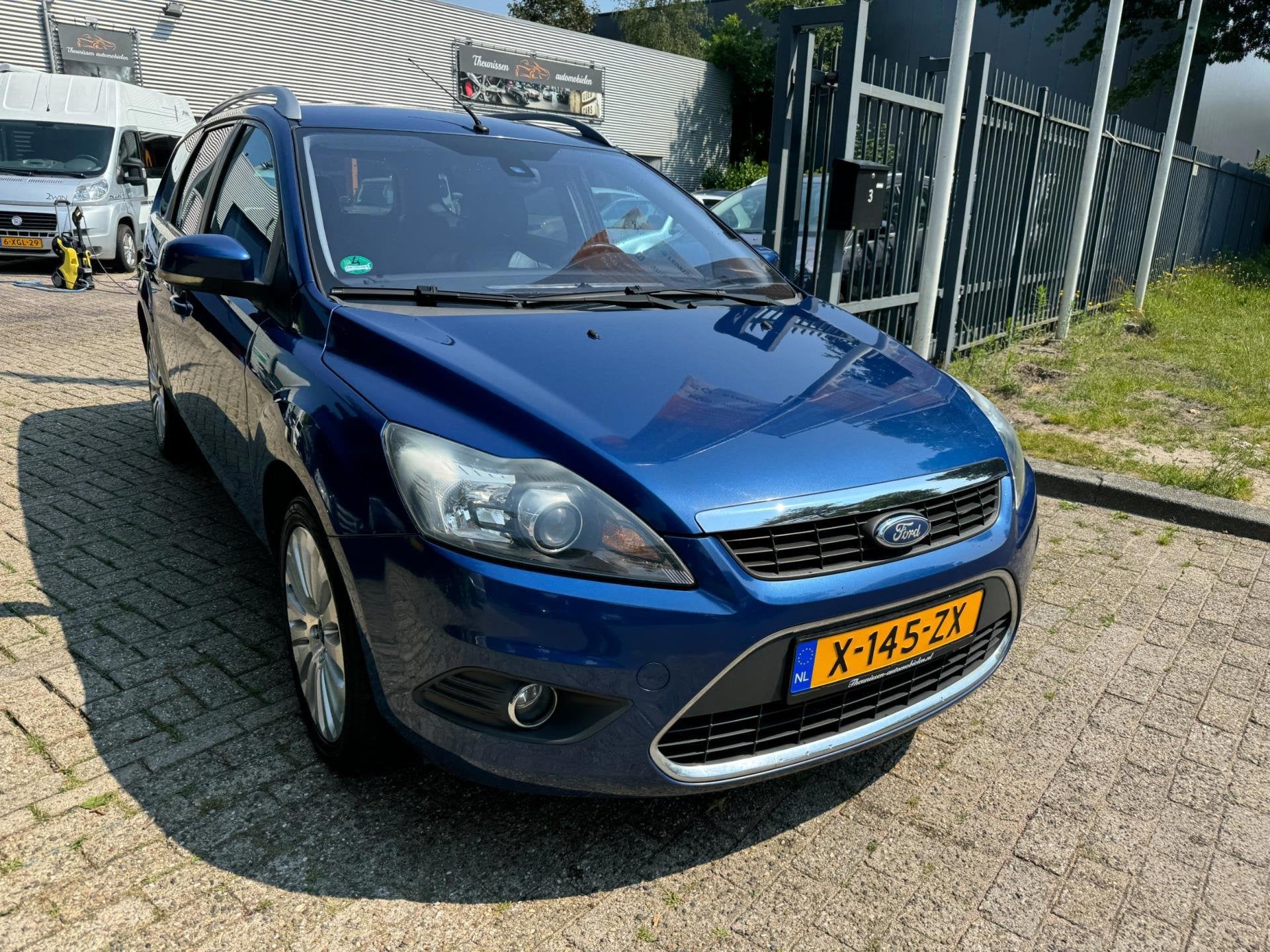 Ford Focus Wagon 1.8 Titanium Flexi Fuel clima, elec pakket,, Auto's, Dealer onderhouden, 125 pk, Gebruikt, 4 cilinders