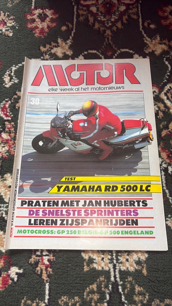 Actu-Motor Magazine - Yamaha RD 500 LC Test, Ophalen of Verzenden, Gelezen, Algemeen