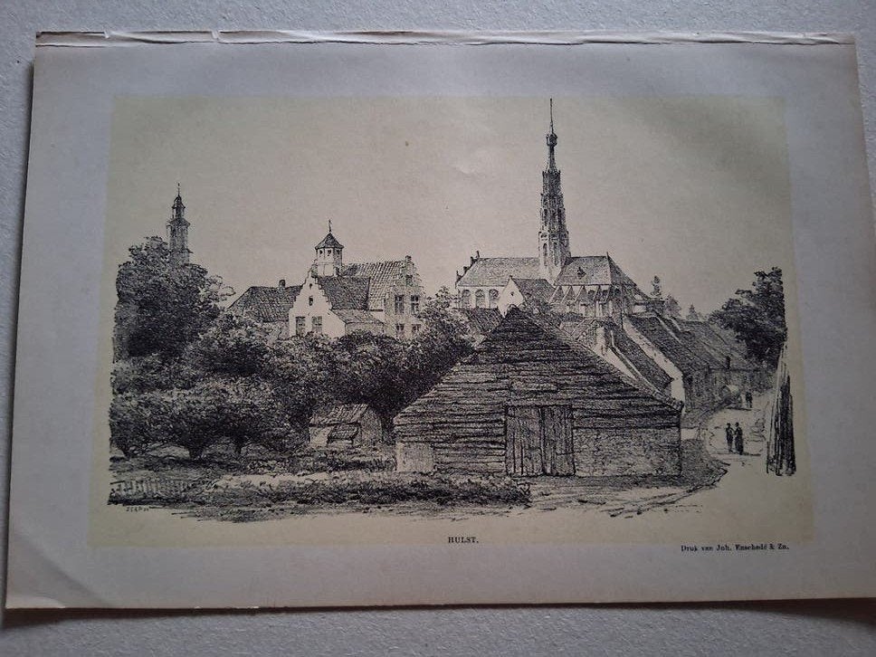 Hulst druk joh enschede, Antiek en Kunst, Ophalen of Verzenden