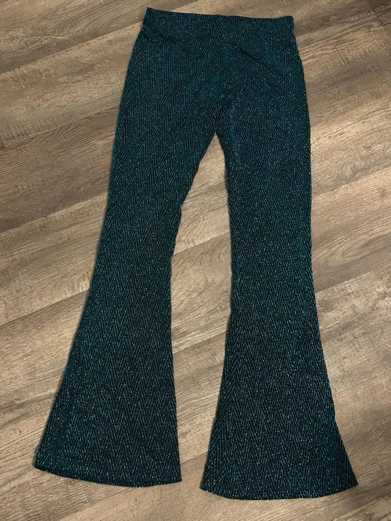 Colourful Rebel flared glitter blauw, maat XL, Blauw, Maat 46/48 (XL) of groter, Nieuw, Ophalen of Verzenden