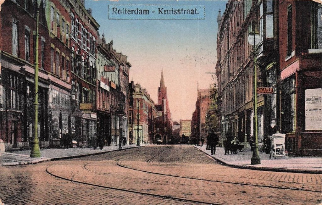 702-242-043 Rotterdam Kruisstraat., Verzenden, Voor 1920, Zuid-Holland