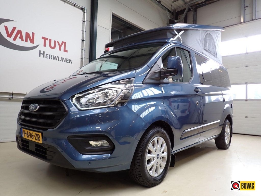 Ford Nugget 13000 KM 2022 VAN-TUYL NL, Caravans en Kamperen, Buscamper of Camperbus, Koelkast, Luifel, Bedrijf