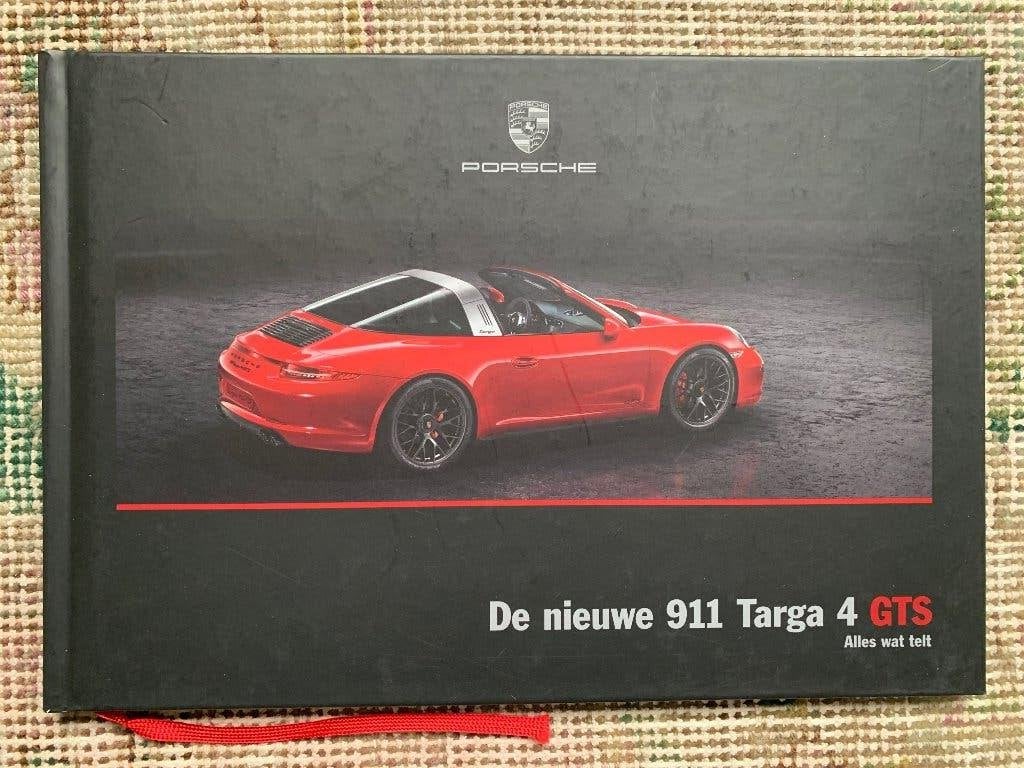 Nederlandse brochure Porsche 911 Targa 4 GTS 991 2015, Porsche, Nieuw, Ophalen of Verzenden, Porsche