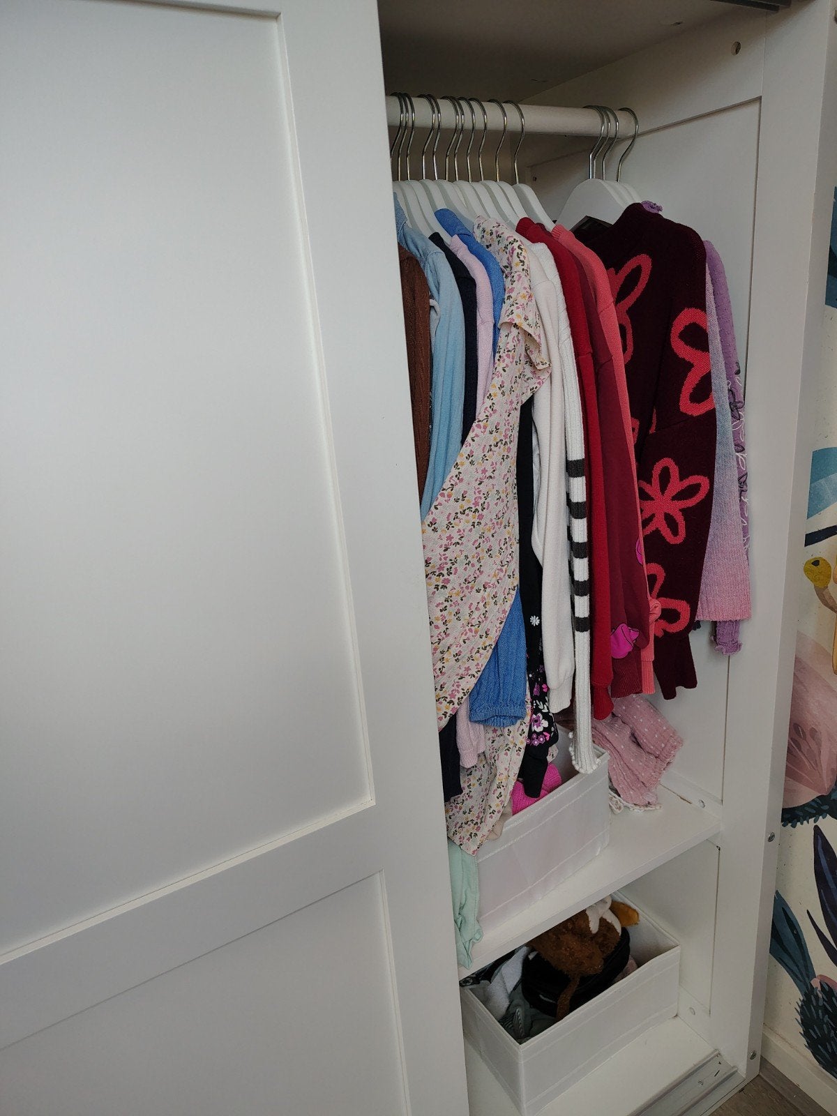 Hoogslaper met kast en bureau - wit, Ophalen, Gebruikt, Eenpersoons, 160 tot 180 cm