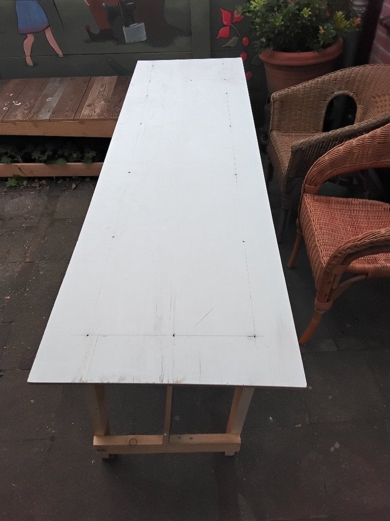 witte spaanderplaat, Ophalen, Overige materialen, Gebruikt, Wit