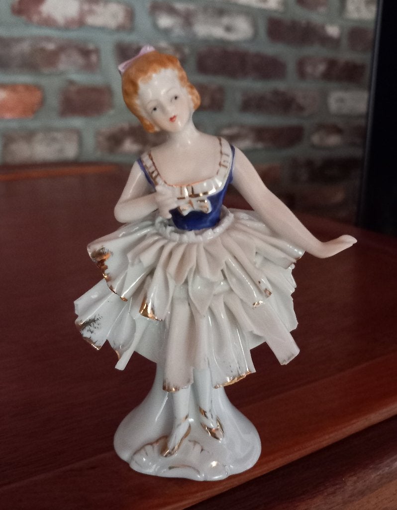 Antiek beeldje Ballerina, Antiek en Kunst, Ophalen