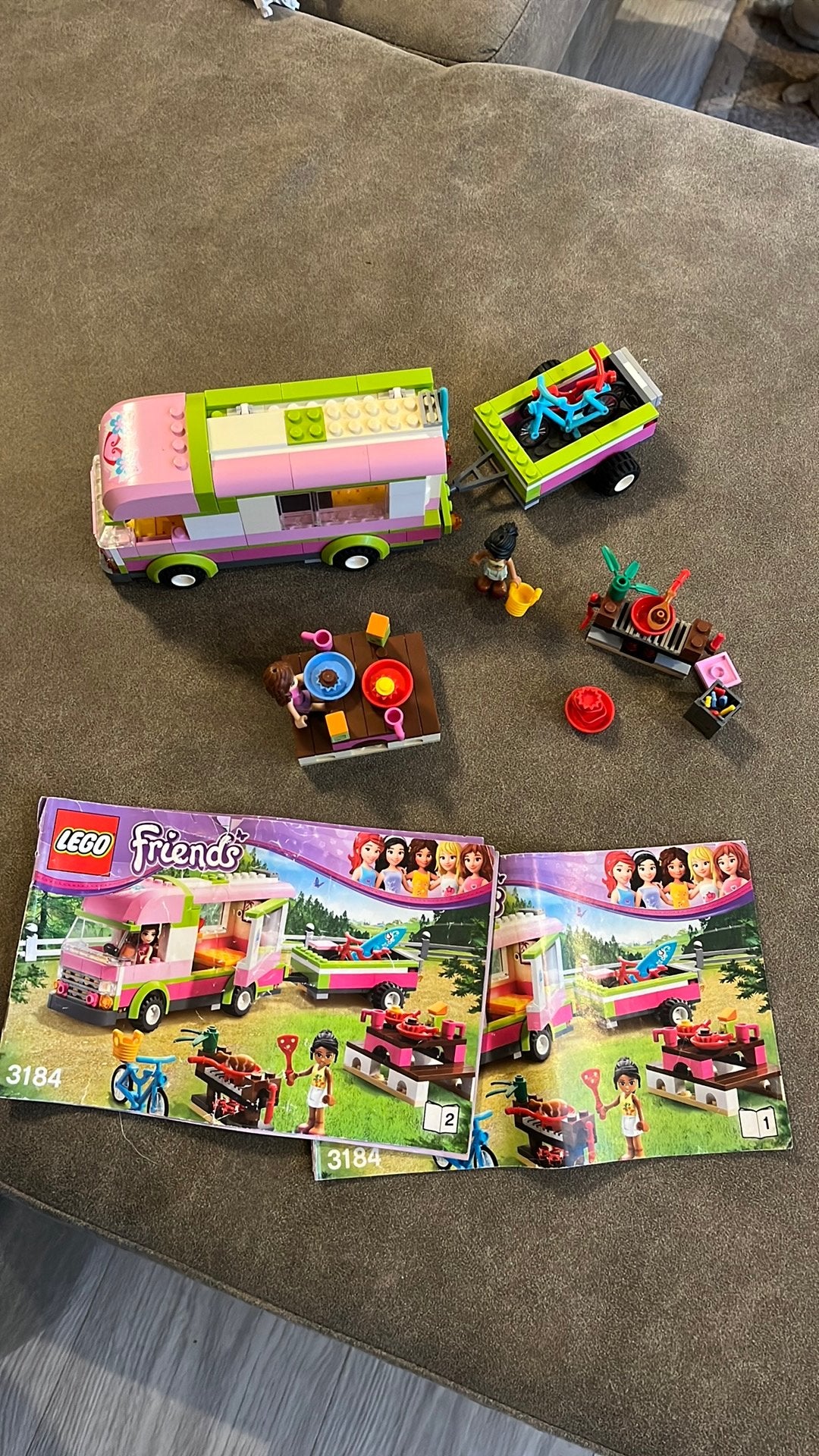 Lego friends coole camper - 3184, Ophalen of Verzenden, Zo goed als nieuw