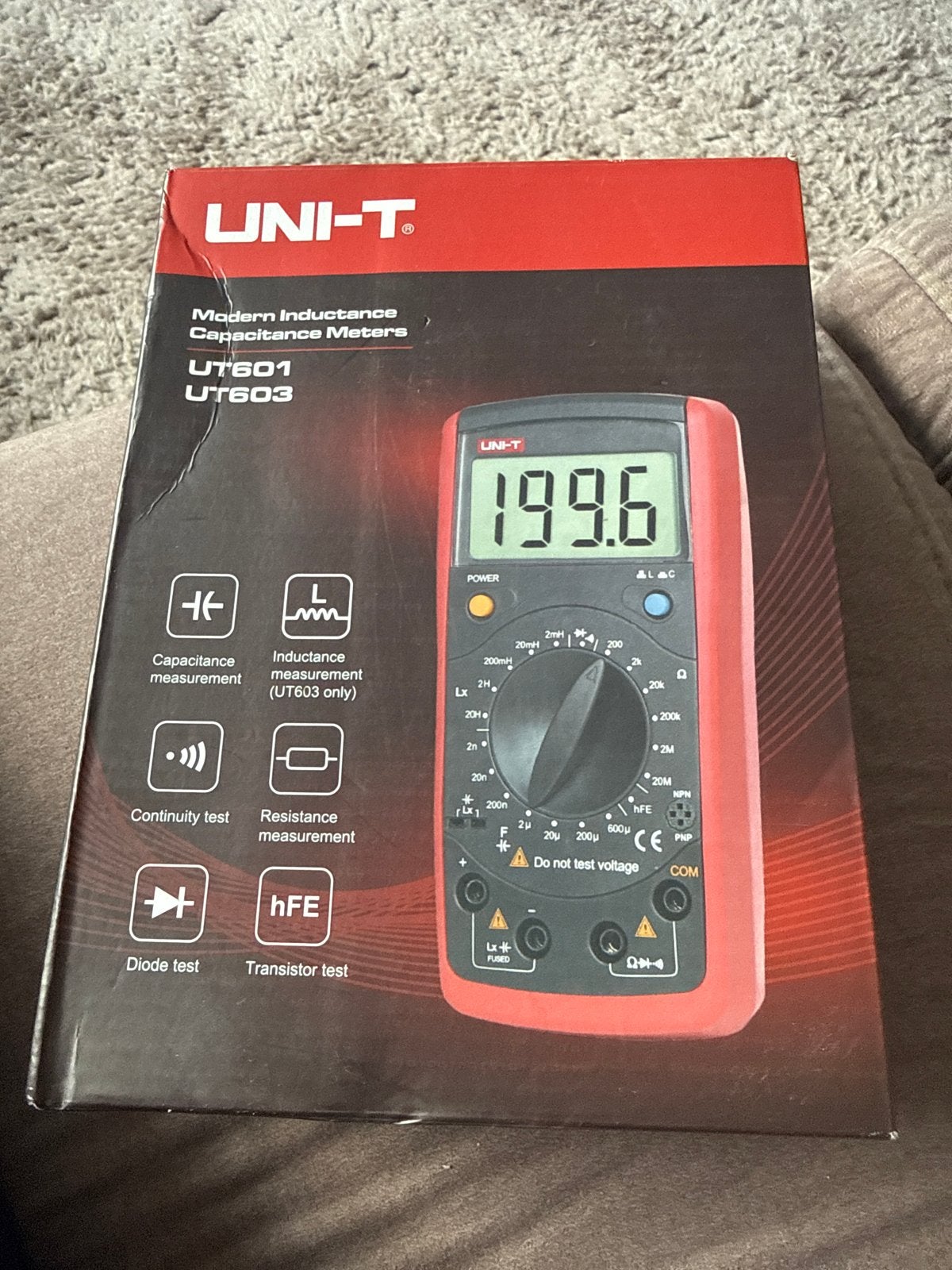 UNI-T UT601/UT603 Inductantie Capaciteitsmeter, Ophalen of Verzenden, Nieuw, Multimeter