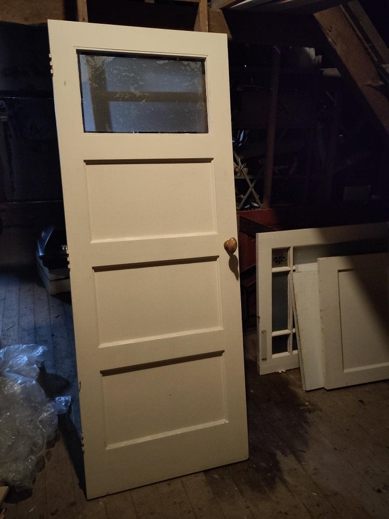 Paneeldeuren set van 2, Doe-het-zelf en Verbouw, Ophalen, Gebruikt, Minder dan 80 cm, Binnendeur