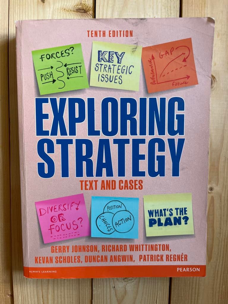Exploring Strategy: Text and Cases - Tiende Editie, Boeken, Studieboeken en Cursussen, Ophalen of Verzenden, Gamma, Zo goed als nieuw